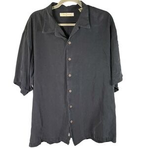 Tommy Bahama Cocktail Mirage Silk Rayon Button Up Shirt‎ Mens XL Cactus